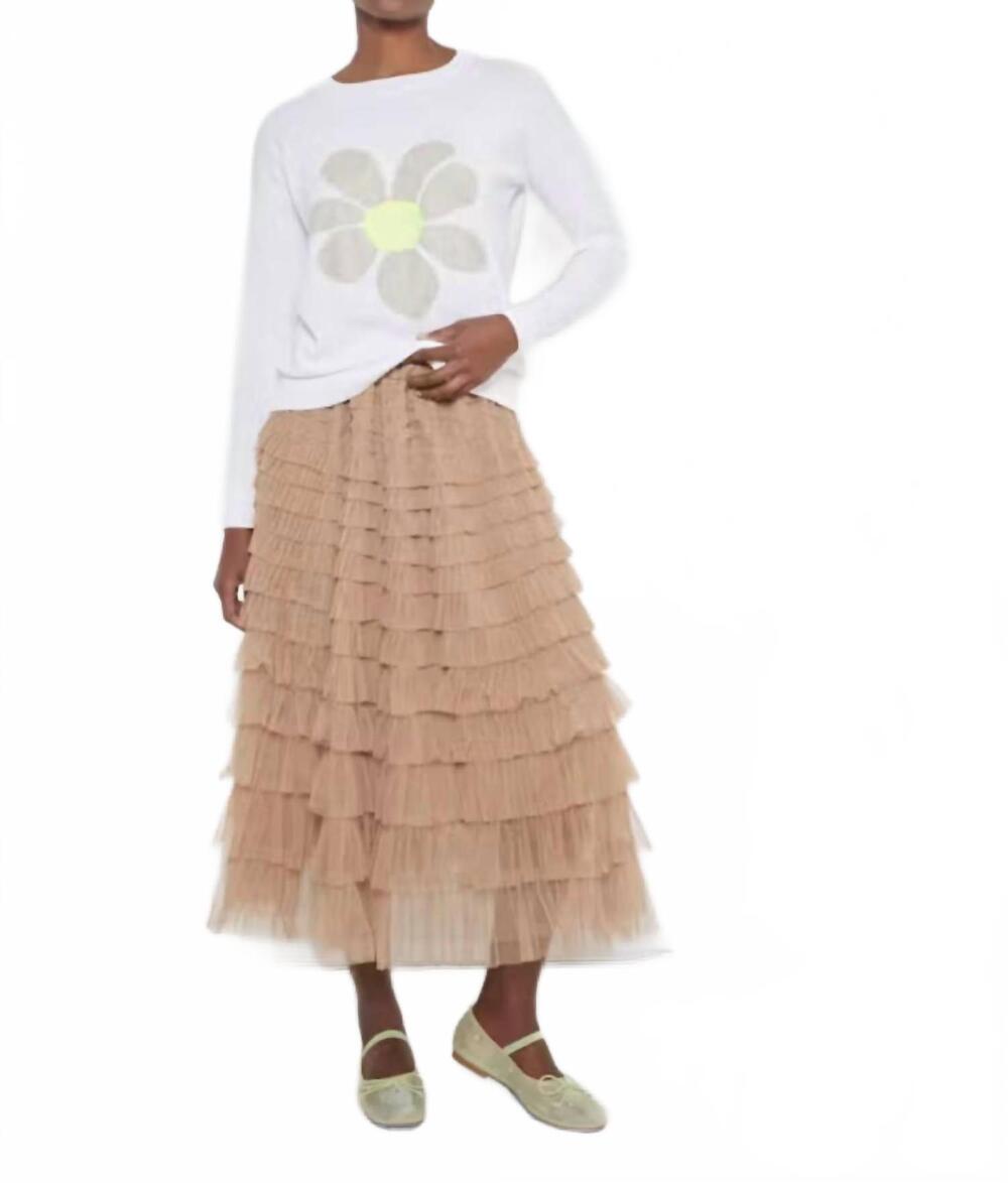 NEW LISA TODD sweet talk sweater in white